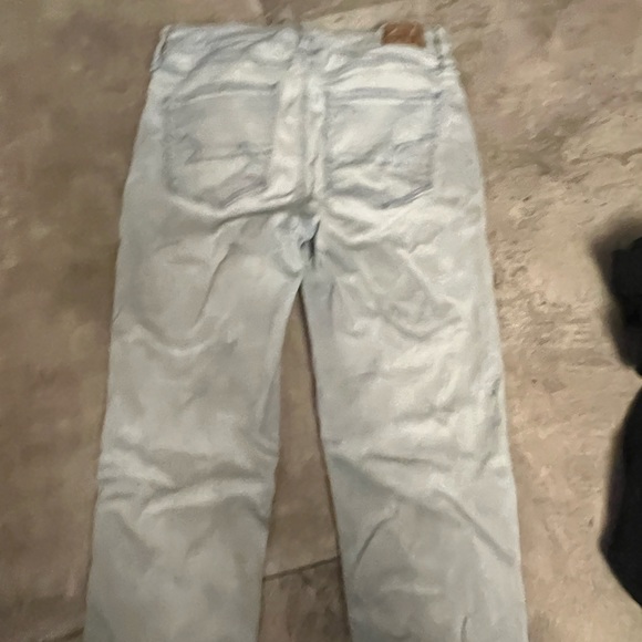 AMERICAN EAGLE LIGHT WASH STRECHY BAGGY JEANS SIZE S (BAGGY) #jeans #AE - Picture 3 of 3